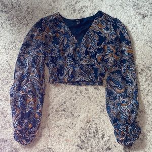 Forever 21 Cropped Blouse